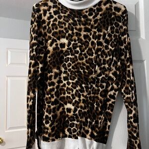 Cheetah print sweater